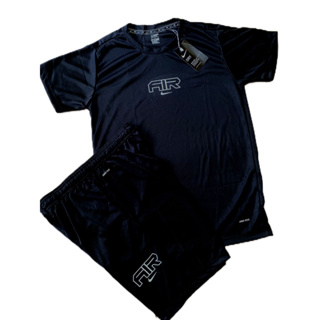 Kit Camisa e Short DRI-FIT Masculina para Esportes/Academia/Corrida/Crossfit