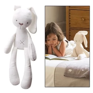 Pelúcia naninha 40 cm para bebe brinquedos coelho Páscoa fofo ursino infantil boneca