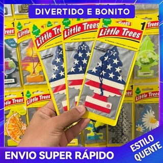 kit10 Little Tress Original Aromatizante aromas sortidos Cheirinho para carros e ambientes coisas diferentes para casa