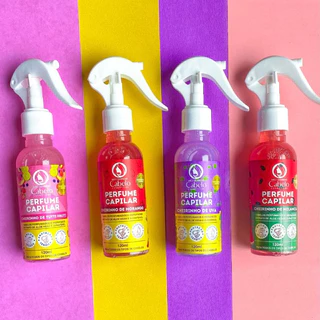 Perfume Para Cabelo Sem Álcool e com Proteção térmica Térmica - 120ml -Cheirinho de chiclete
