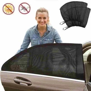 Kit 2 Tela Mosquiteiro para Janela de Carro Proteção Solar