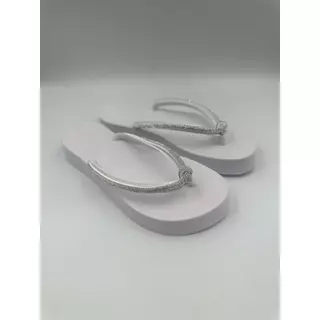 Chinelo Feminino Tira Brilhante Strass Sola Alta Super Novidade Antiderrapante Super confortável