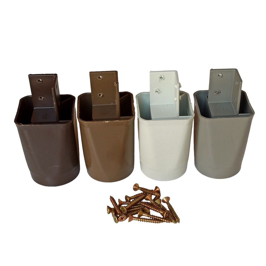 Kit Pés Para Moveis Pé De Armário Pés Para Rack 7 cm + parafuso 12 uni