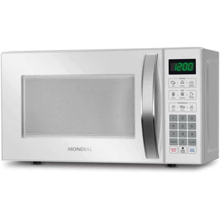 Forno Micro-ondas 21 Litros Mondial 110V Potência 1200W 10 Níveis Branco