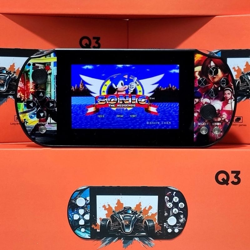 Vídeo game portátil Q3 plus original Fliperama Arcade Portatíl