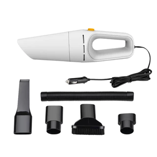 Aspirador De Pó Portátil De Mão 5 Em 1 Automotivo 12V Para Carro 120W Potente Multifuncional