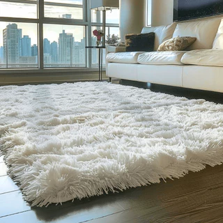 Tapete Felpudo Luxuoso 2,00m x 1,50m Conforto e Elegância