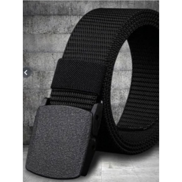 Cinto Largo Masculino Nylon Fivela De Plástico Pvc Lona