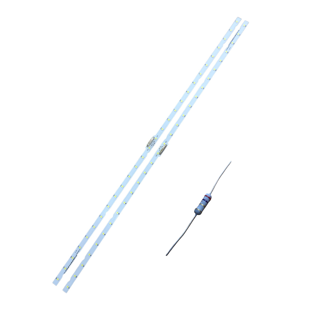 Kit 2 Barras Leds Un43nu7100g Un43ru7100g C/ Resistor