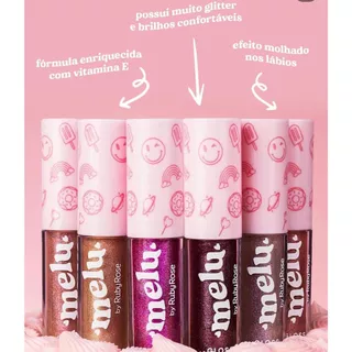 Lip Gloss Labial Brilhante - Melu by Ruby Rose