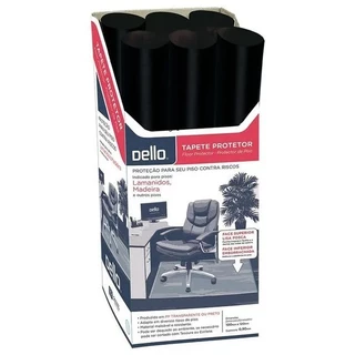 Tapete Protetor De Piso Plastico PP Flexível - PRETO