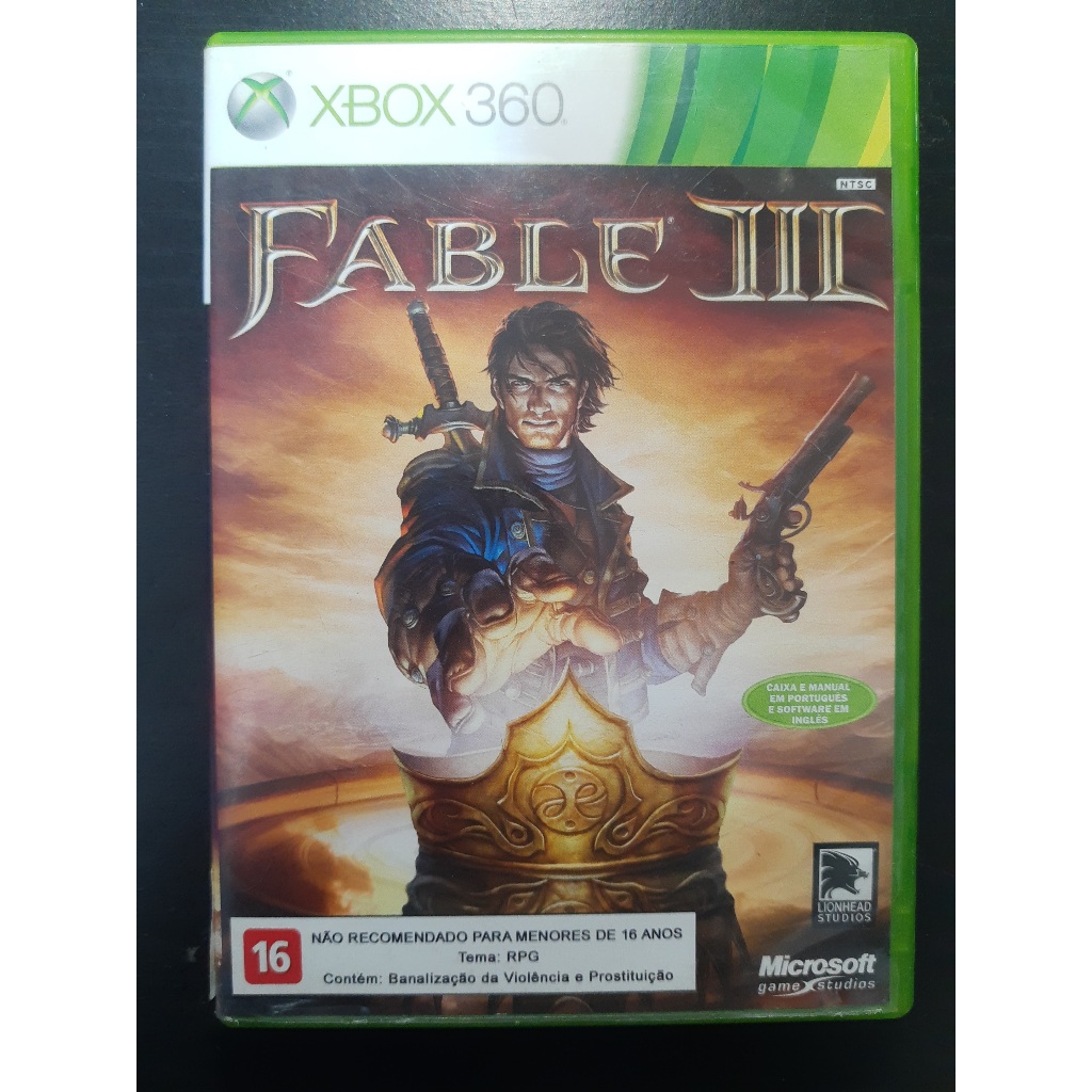 Fable 3 Xbox 360 - Mídia Física Original | Shopee Brasil