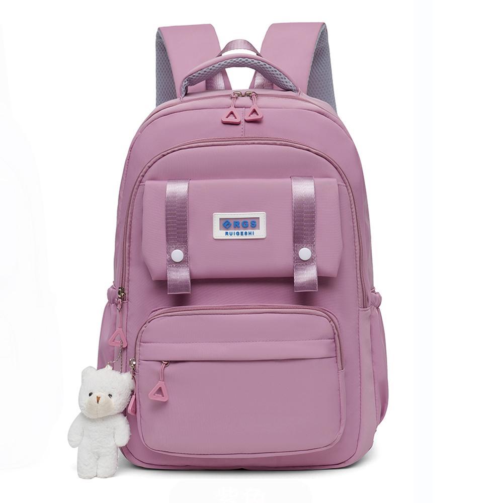 Mochila Feminina Escolar Passeio Coreano Grande Capacidade Impermeável Pronta Entrega