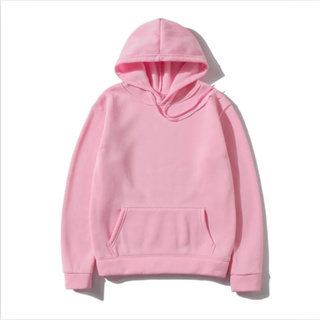 Moletom Feminino Flanelado Blusa De Frio Liso Canguru Inverno Com Capuz