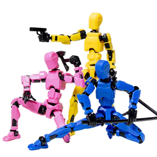 Robô articulado Figura de Ação impresso em 3D boneco