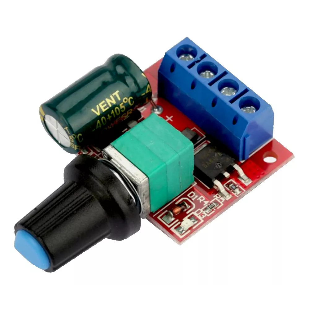 Controlador Velocidade Pwm Motor A Dc V W Vermelha Shopee Brasil