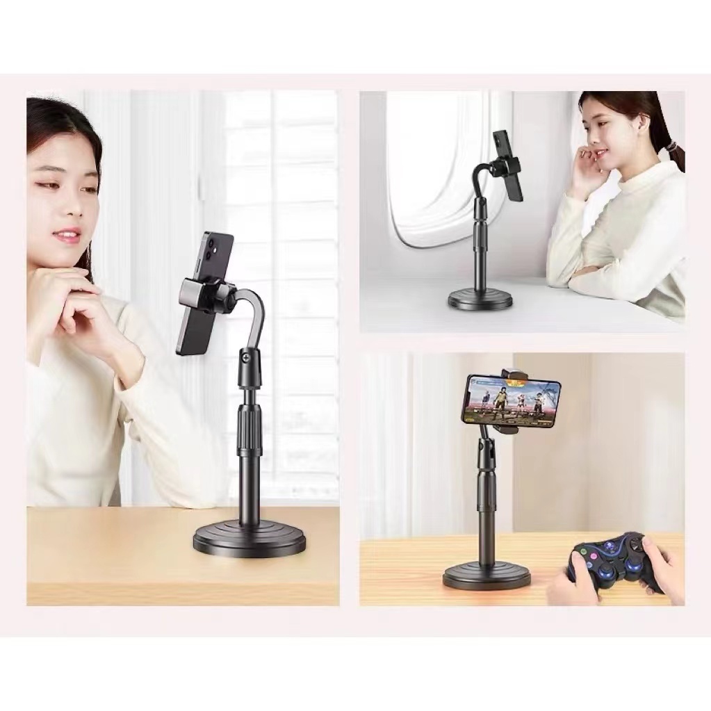 Imagem do produto Suporte Para Celular De Mesa TikTok Para Com Altura Ajustavel Angulo 360º Universal 4