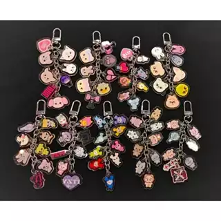 Chaveiro de grupos de KPop BTS (BT21), Twice, Stray Kids em Oferta na Shopee