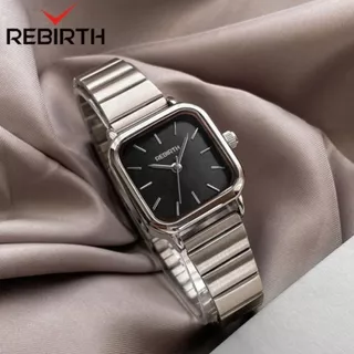 Relógio Feminino Analógico Elegante à Prova D'água Original Casual com Pulseira de Aço Inoxidável Relógio para Meninas REBIRTH