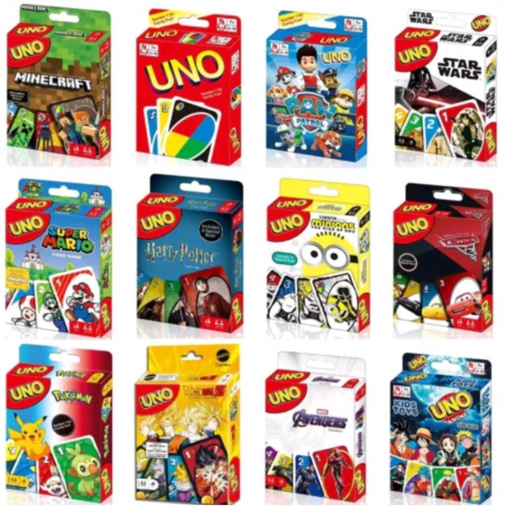 Jogo de Cartas UNO Personagens