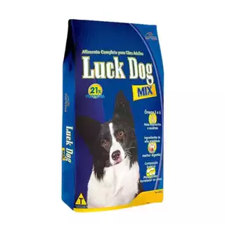 Ração Para Cachorro Adulto Luck Dog Mix 20Kg 21% de Proteína.
