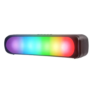 Alto-falante Gamer Bluetooth Subwoofer RGB PC USB P2 12w D-Y22