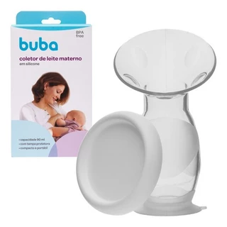 Coletor De Leite Materno Em Silicone Com Ventosa Bomba de tirar leite Buba