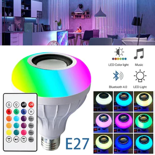 Lampada Bluetooth De Led Caixa De Som e Controle 12w modelo tem mais funções e é mais fácil de usar