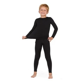 Conjunto Térmico Segunda Pele Unissex Roupa Infantil Pijama Filho Filha Presente Quente Proteção Barato
