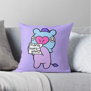 Almofada Mang loves you mang te ama bt21 bts mascotes