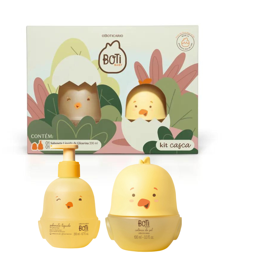 Kit Presente Boti Baby Sol: Colônia 100ml + 01 Sabonete 200ml Boticario ...