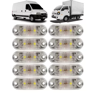 Kit Lanterna Vigia Teto Onibus Bau Caminhão Van Trailers Semi Reboque Led Bivolt Cristal em Oferta na Shopee