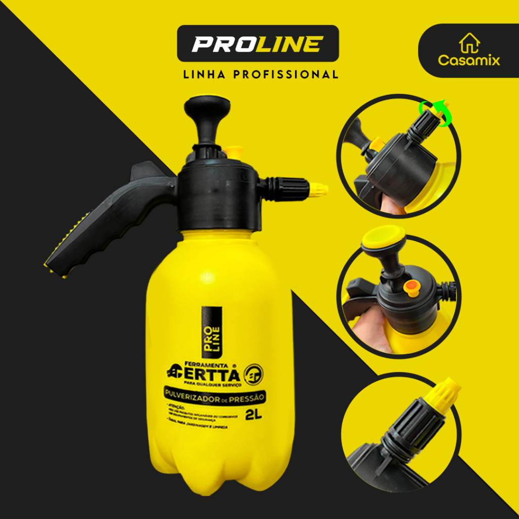 Pulverizador borrifador de Alta Pressão PROLINE PROFISSIONAL lavagem ...