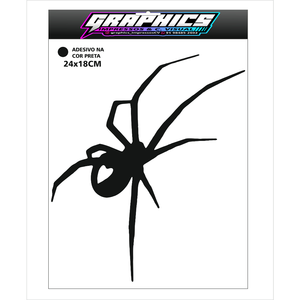 ADESIVO ARANHA MOTO | Shopee Brasil
