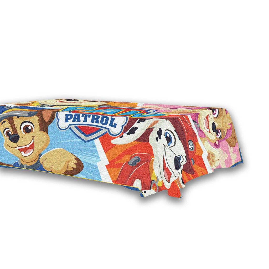 Toalha de Mesa TNT Decoração Festa Patrulha Canina Aniversário 1,40x1m
