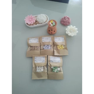KIT 5 pacotinhos Wax Melts 16gr cada - Pastilhas Aromáticas com aromas diferentes escolha o seu preferido