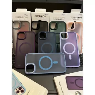 Capa magnético fosca translucida várias cores para iphone 11 Pro Max ,12 Pro Max, 13 Pro, 13 Pro Max, 14 Pro Max, 15, 15 Plus