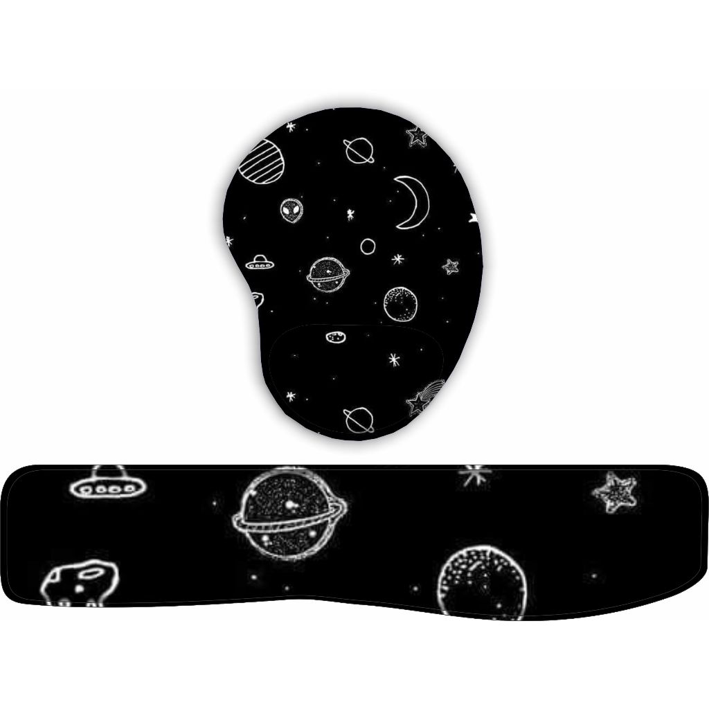 Kit Mouse Pad + Apoio de teclado Espaçosp1