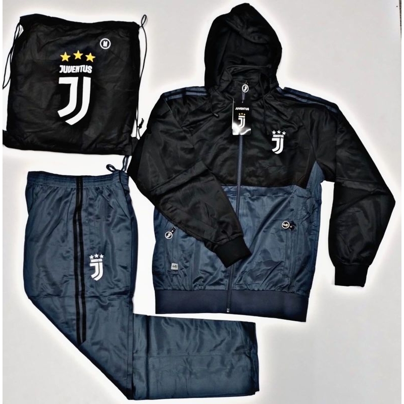 Conjunto Agasalho Europeu Juventus Calça e blusa e bag
