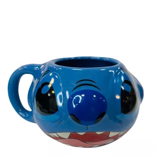 Caneca Colecionável Stitch Lilo 3D de Porcelana 400ML