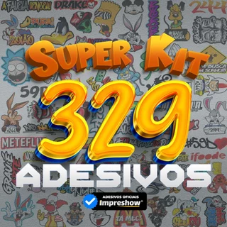 329 Adesivos Moto - 6 Cartelas de adesivos - Adesivo para Moto, Capacete, Bike, Carro