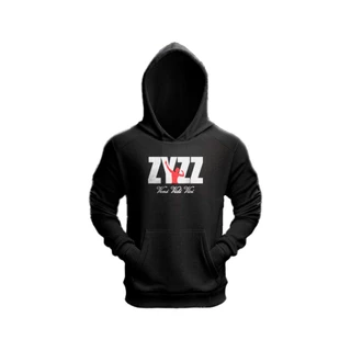 Moletom academia Blusa Frio Zyzz Peso Inverno Canguru Treino