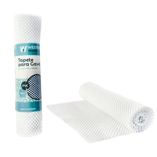 Tapete para Gaveta Multiuso 130cm x 30cm Antiderrapante Fácil de Limpar Tamanho Customizável Ideal Proteção de Gaveta Anti Risco Multiuso