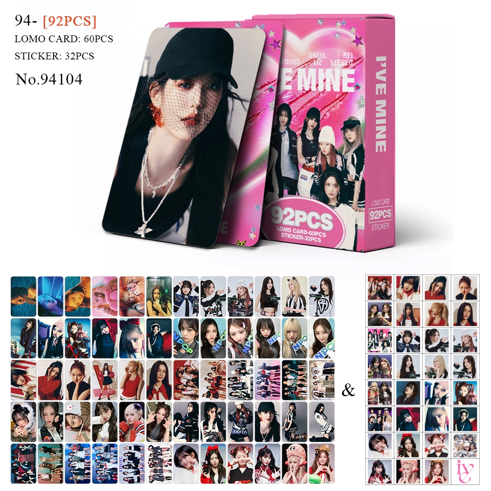ive SHOPEE kpopmerch 60枚 ive SHOPEE kpopmerch 60枚 K-POP 60pcs/box com 32pcs adesivo de IVE