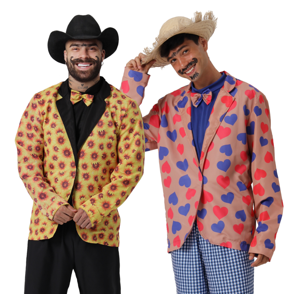 Fantasia Noivo Festa Junina Paletó Blazer Terno Casaco Casamento