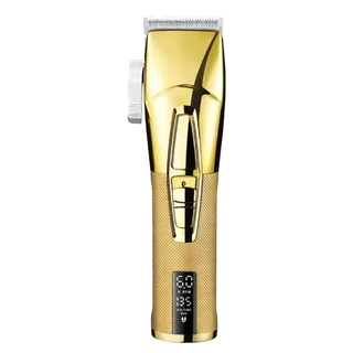 Cortador de cabelo Kemei Profissional KM-5096 dourado 110V/240V Cortador de cabelo Kemei Sem Fio USB