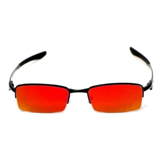 Oculos de Sol Lupa de Vilão Preto Lente Vermelho Ruby Mandrake G13 Juliet Doublex Mars Penny