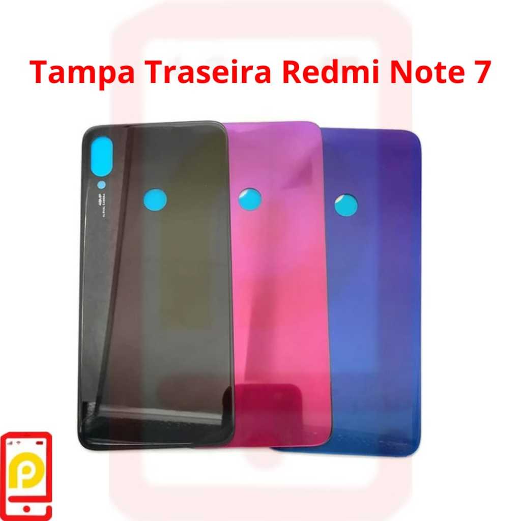 Tampa Traseira De Vidro Redmi Note 7