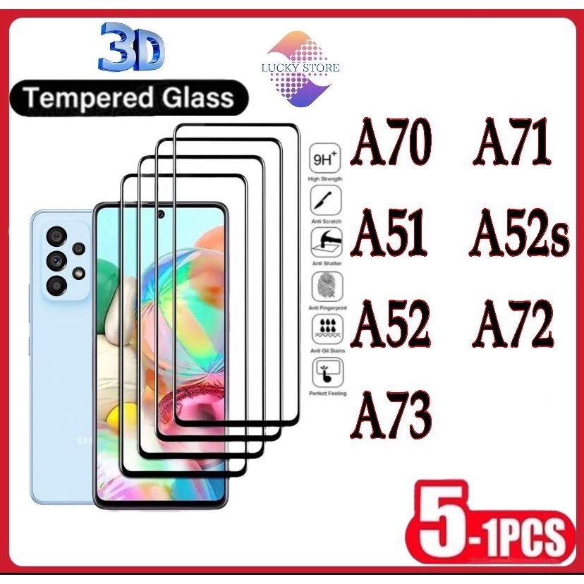 Película de Vidro Temperado 3D Samsung A70 A71 A51 A52 A52S A72 A73