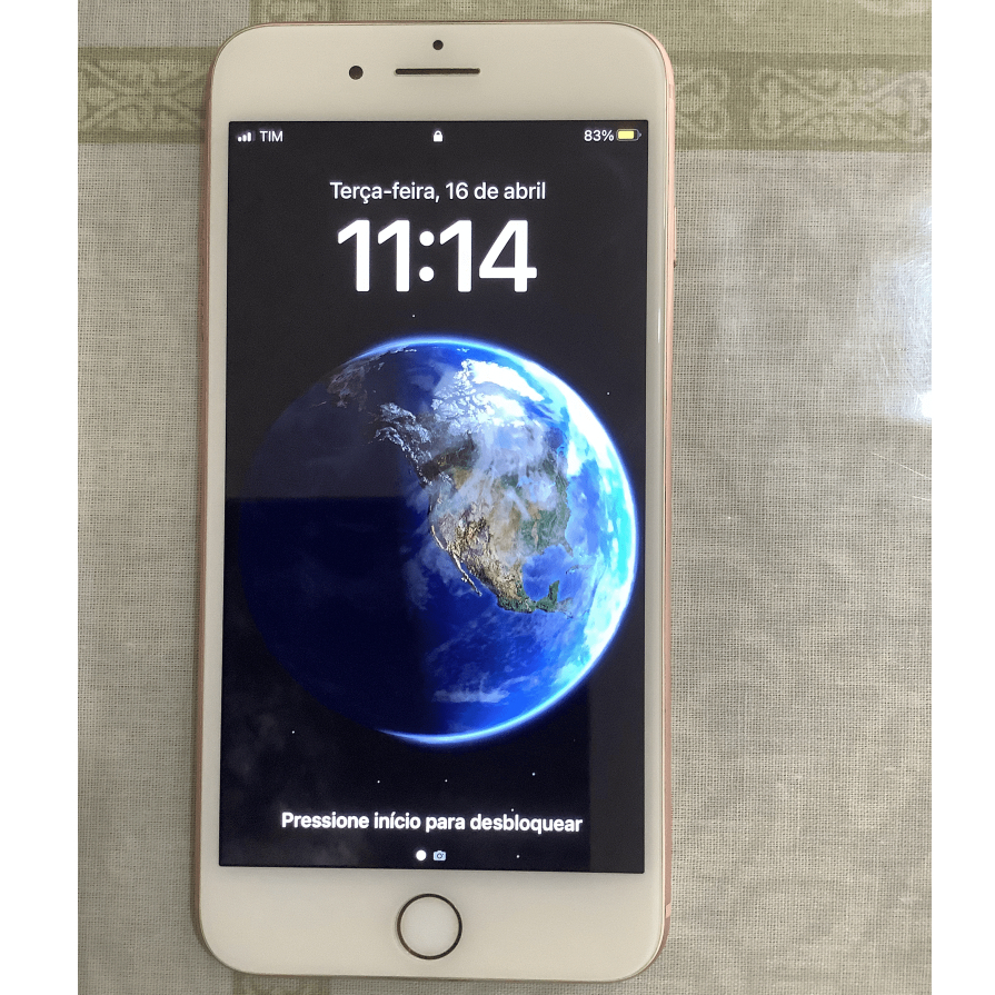 Iphone 8 Plus 64GB Rose 100% ORIGINAL Tela de 5,5, 4G e Câmera de